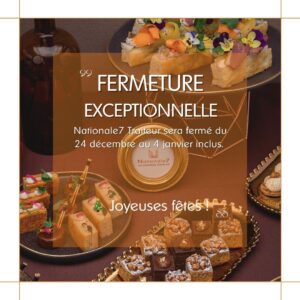 Fermeture Exceptionnelle