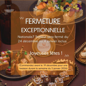 Fermeture exceptionnelle