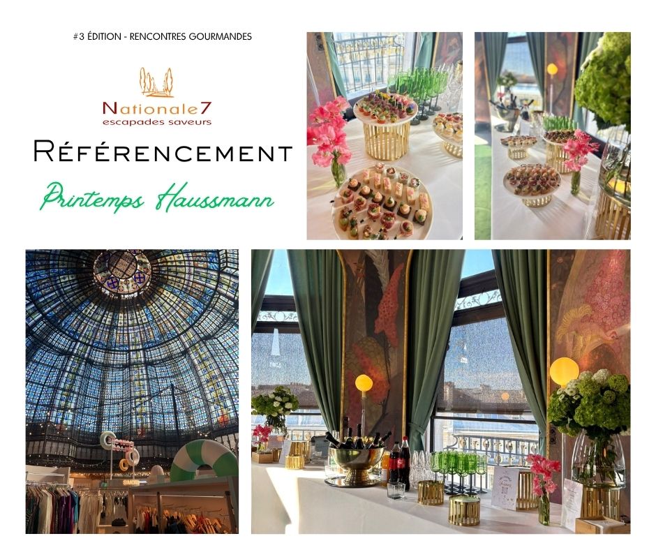 Nationale7 Traiteur événementiel en Ile-de-France x Printemps Haussmann