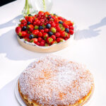 Buffet à partager_Woodbox de fruits rouges & Tarte tropézienne_Nationale7 Traiteur